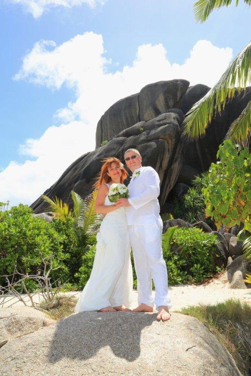 Photo Mariage aux Seychelles de Samia & Sébastien