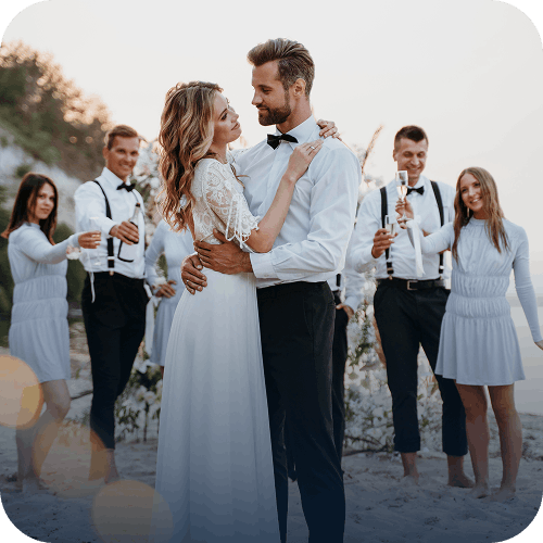 L’endroit idéal pour les mariages <br> en petit comité