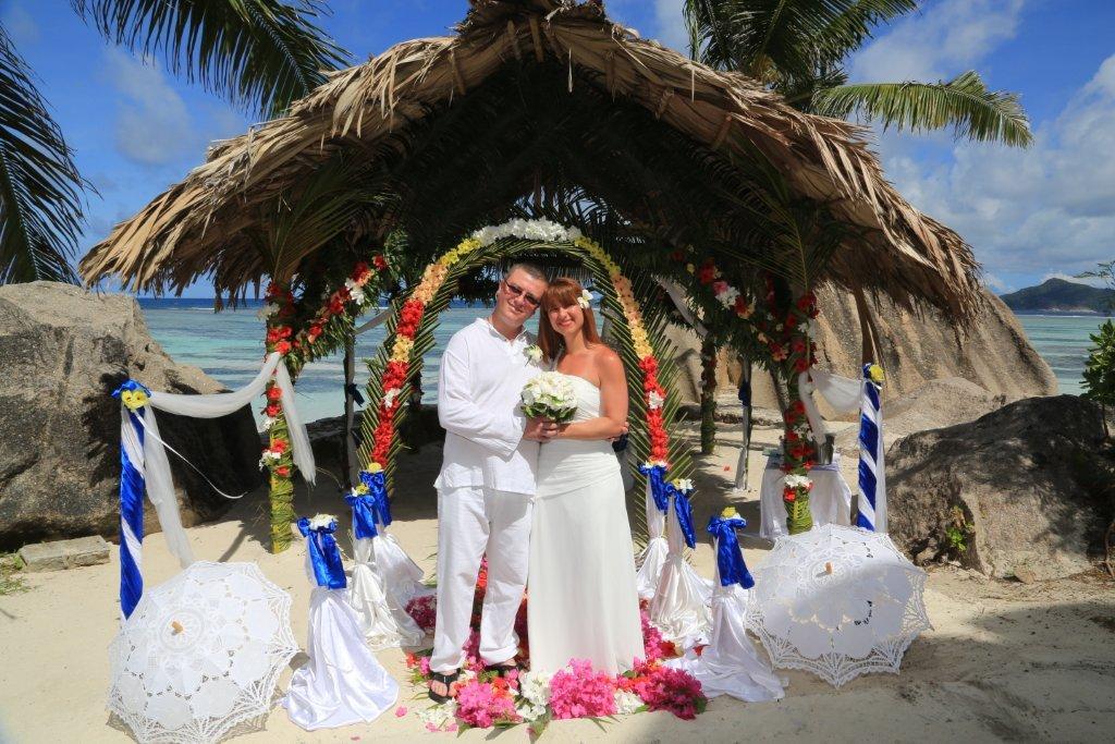 Photo Mariage aux Seychelles de Samia & Sébastien